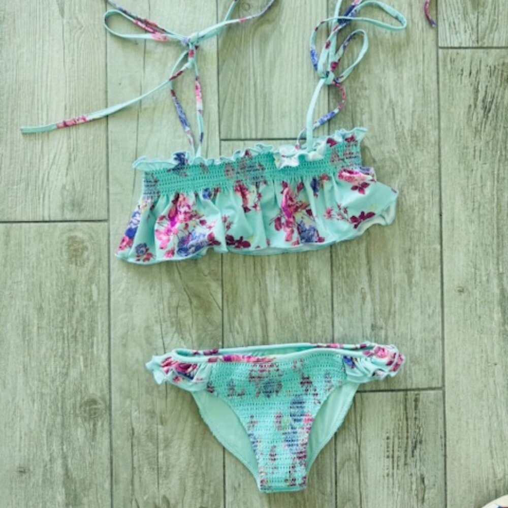 LoveShackFancy Girls Bikini Floral sz.5-6Y